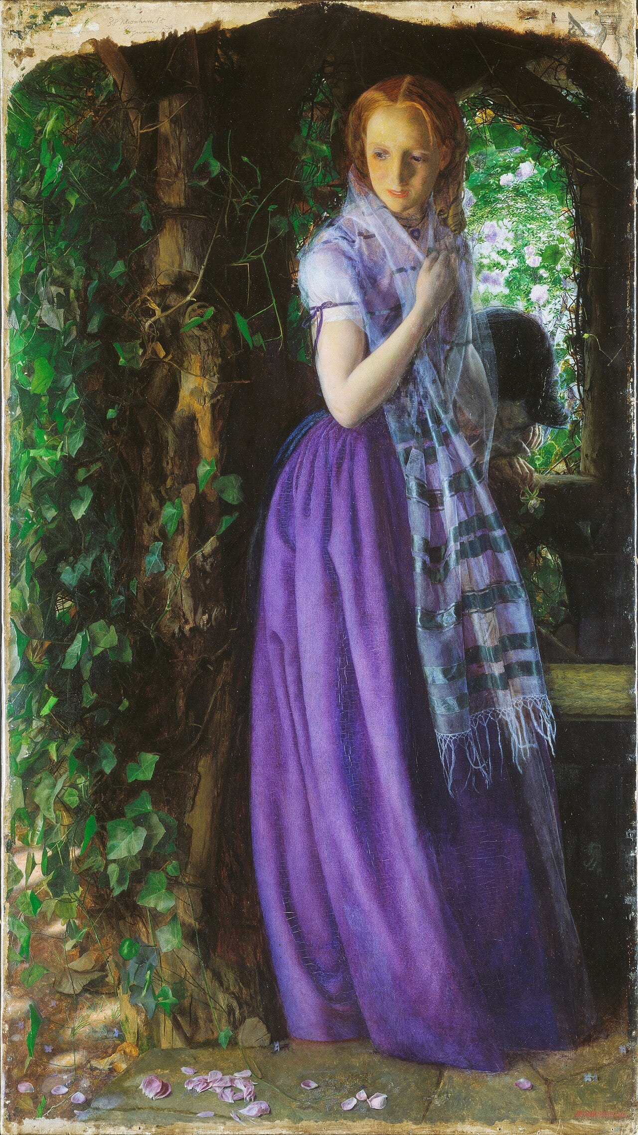 Arthur Hughes, April Love, 1856 Arthur Hughes, April Love, 1856