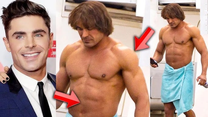 Zac Efron is JACKED! On the Juice? - YouTube