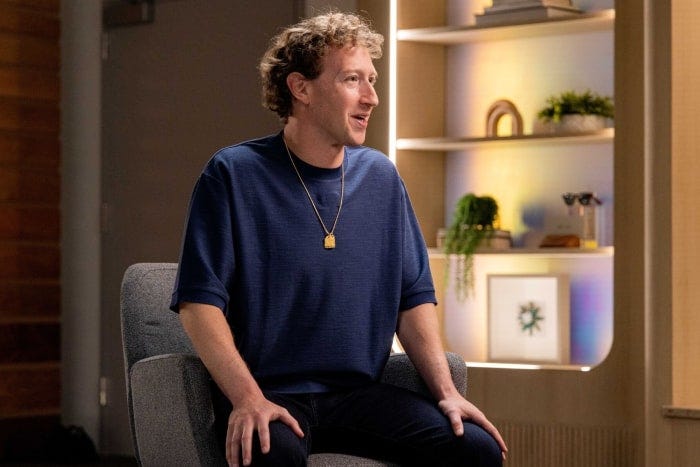 Mark Zuckerberg's New Image: Gold Chains and Gen-Z Curls - WSJ