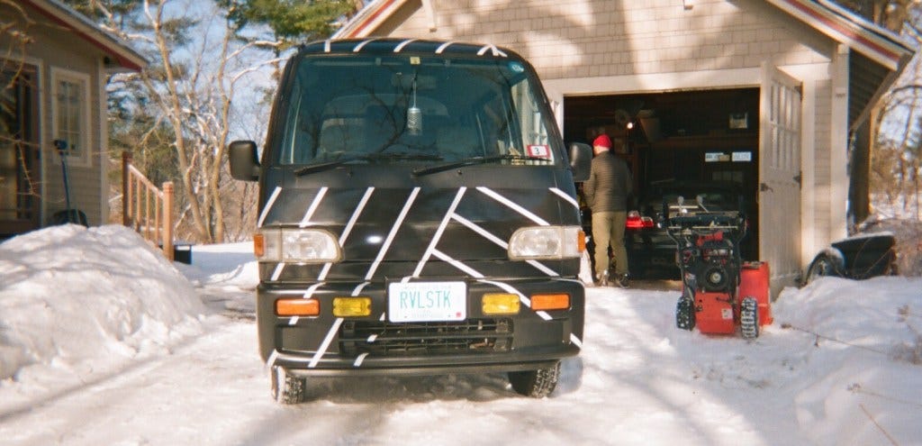 Subaru Sambar and an E46 M3 Subaru Sambar and an E46 M3