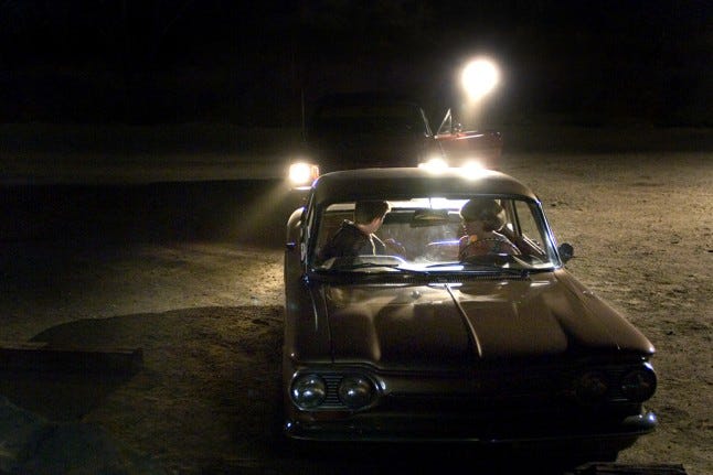 a parked car in 'Zodiac'