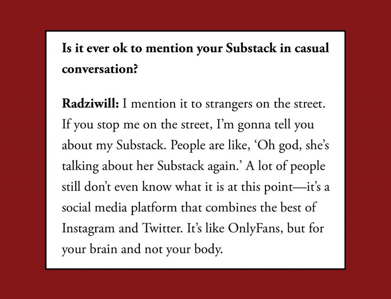 Carole Radziwill | Substack