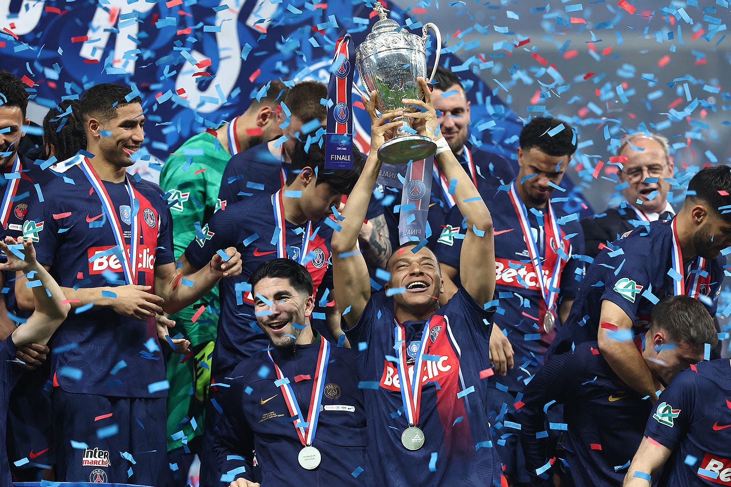 Coupe de France celebration