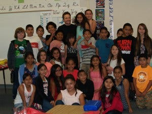 Travis and his troupe of new actors Travis and his troupe of new actors