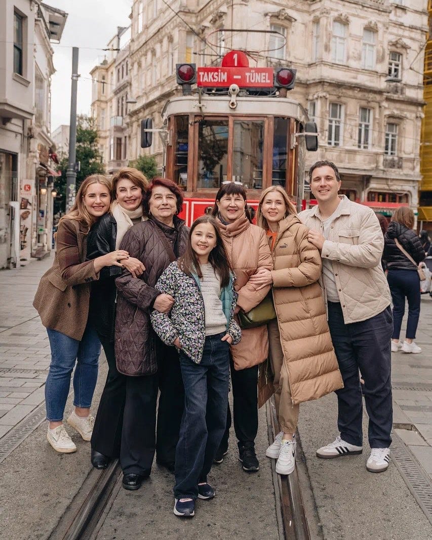 May be an image of 6 people, trolley and cablecar