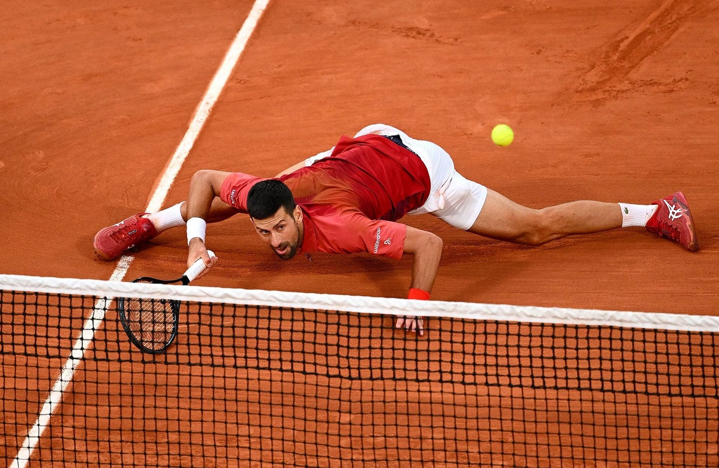WATCH: Novak Djokovic pulls off his iconic 'Spiderman' split with ... WATCH: Novak Djokovic pulls off his iconic 'Spiderman' split with ...