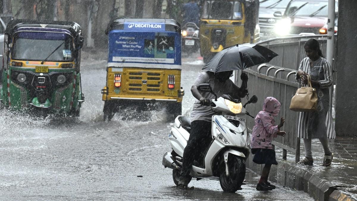 Highest rainfall of 93.0 mm in Hyderabad's Kukatpally on Friday; IMD's heavy  rain alert for 10 districts on July 19 - The Hindu