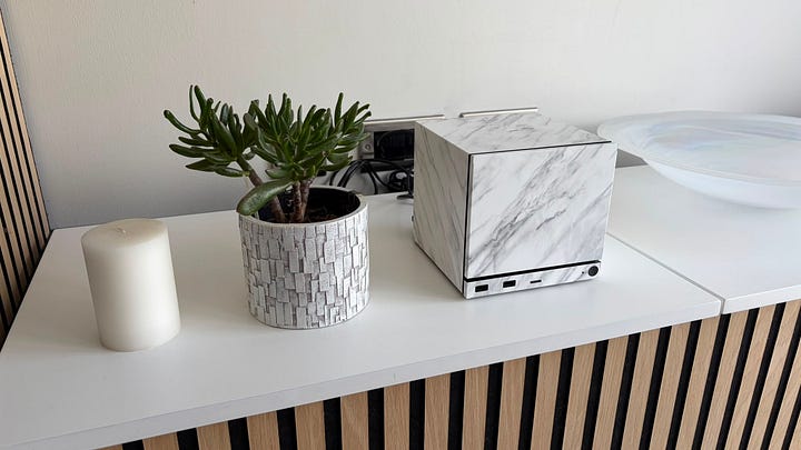 Steam Machine White Marble skin