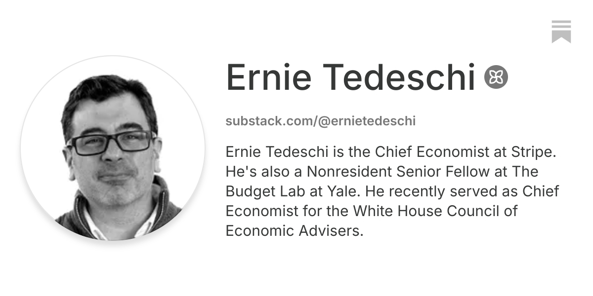 Ernie Tedeschi | Substack