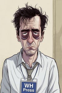 Running reporters ragged