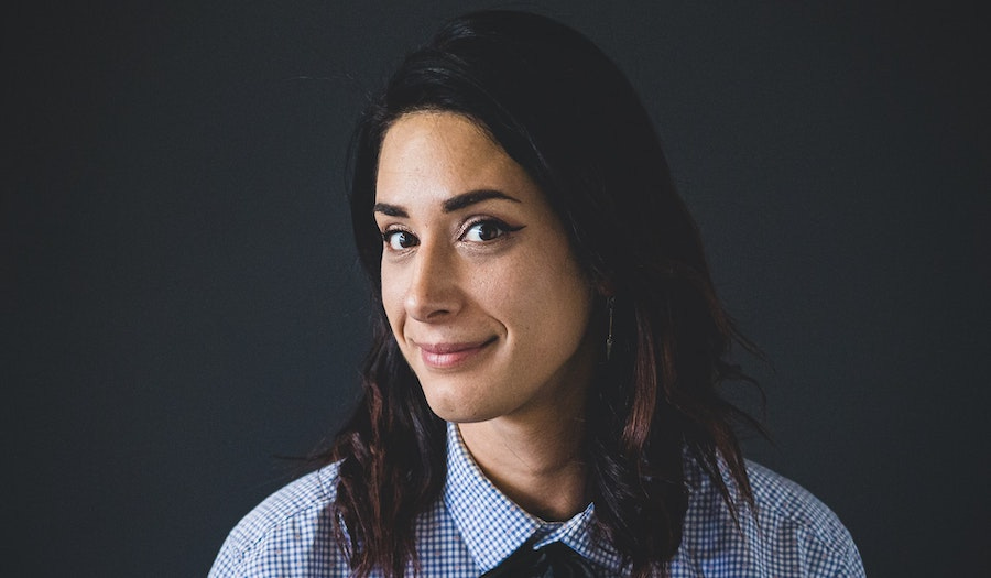 Young woman smiling