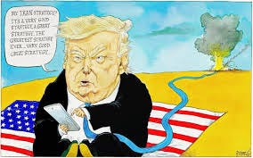 Donald Trump's narcissism puts the world in peril – cartoon | Chris Riddell  | The Guardian