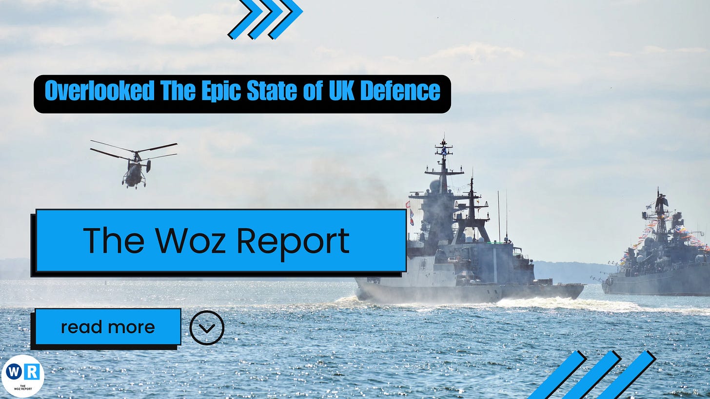 Read about the declining state of UK Defence