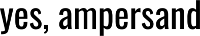 yes, ampersand