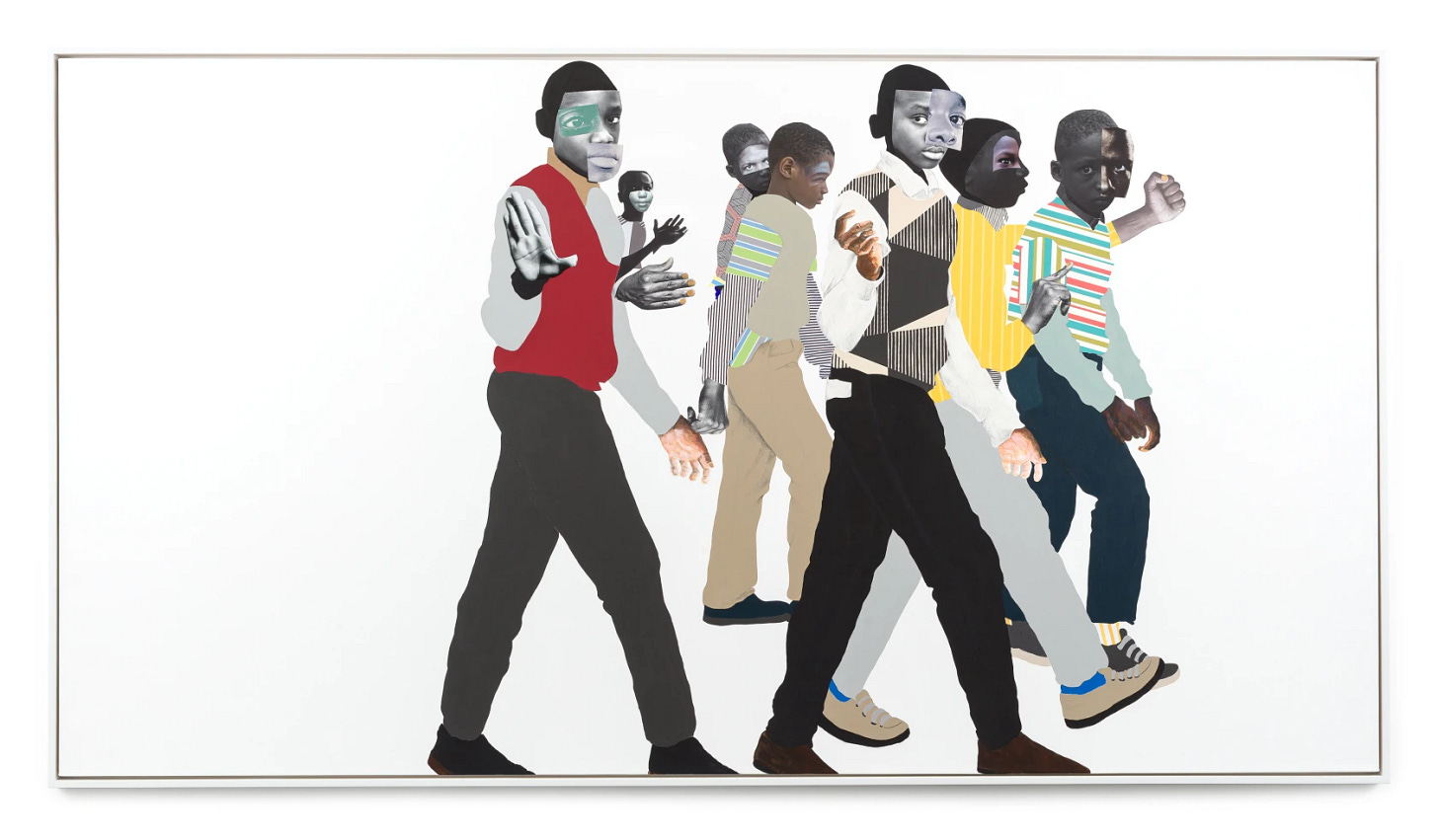 Deborah Roberts, When you see me, 2019 Deborah Roberts, When you see me, 2019