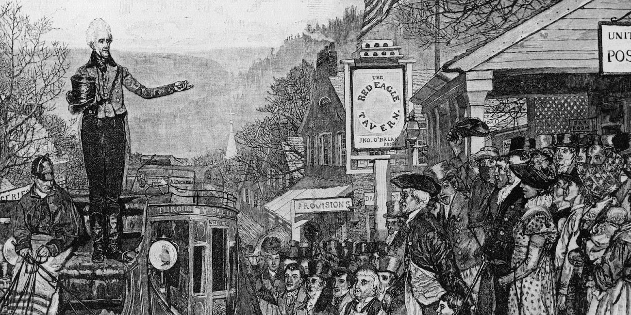 Andrew Jackson Gives East Coast Elites The Populist Middle Finger