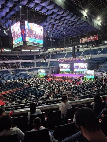 Inside Araneta Center