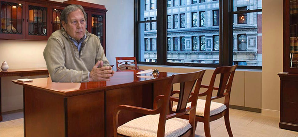 bruce harreld at desk