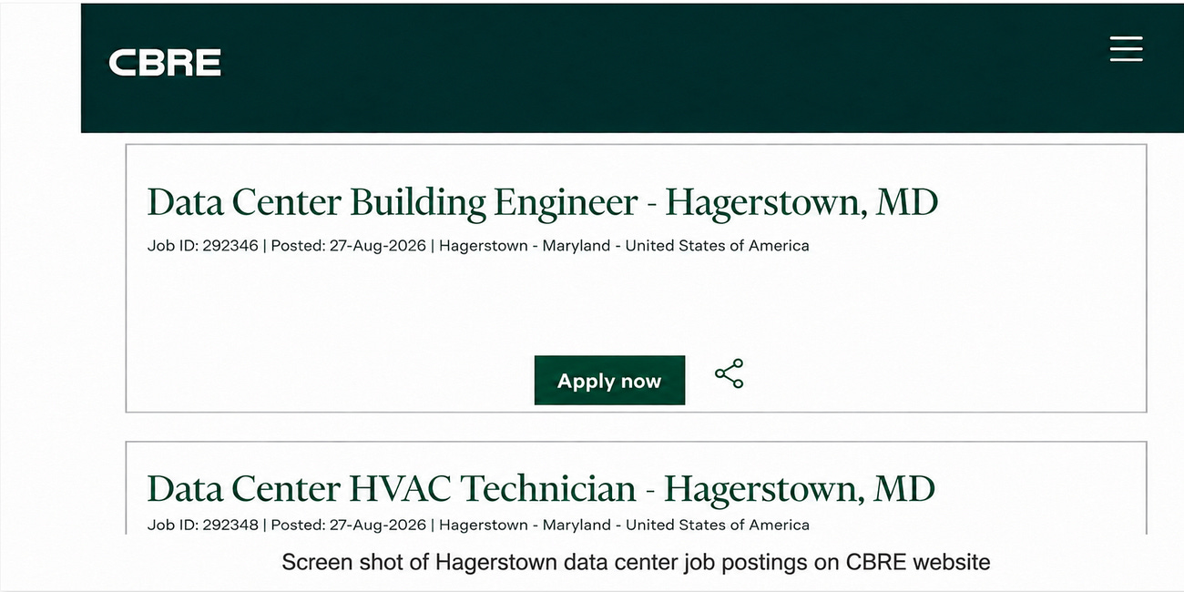Moratorium Shmoratorium: Just 10 Days After We Accidentally Exposed a Data Center Project, the Job Listings Appear Online