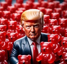 Creation of Donald Trump Red Gummy Bear ...