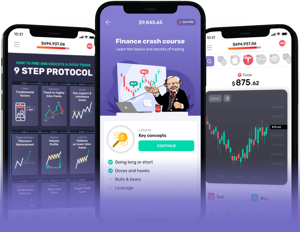 Simulateur de bourse et jeu de trading - Three Investeers