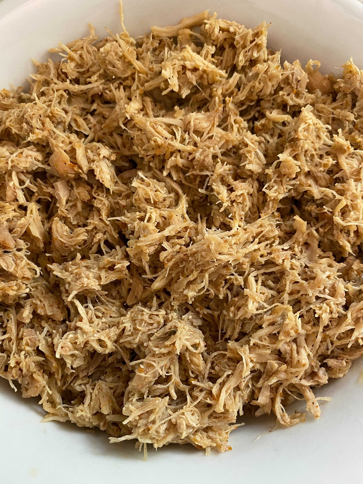 shredded chicken