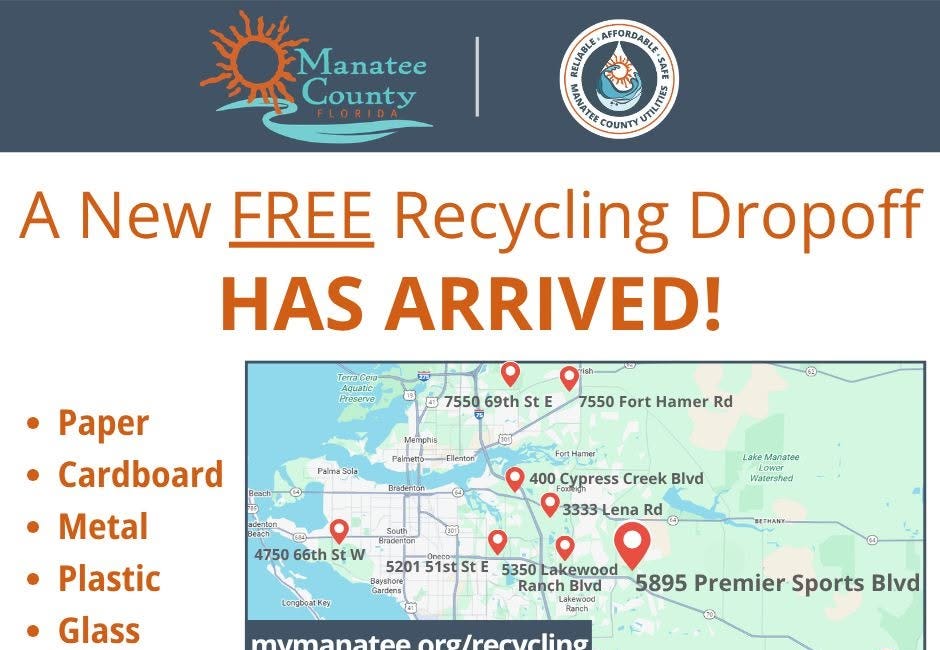 Manatee County Opens New Free Recycling Drop-Off Site at Premier Sports Complex