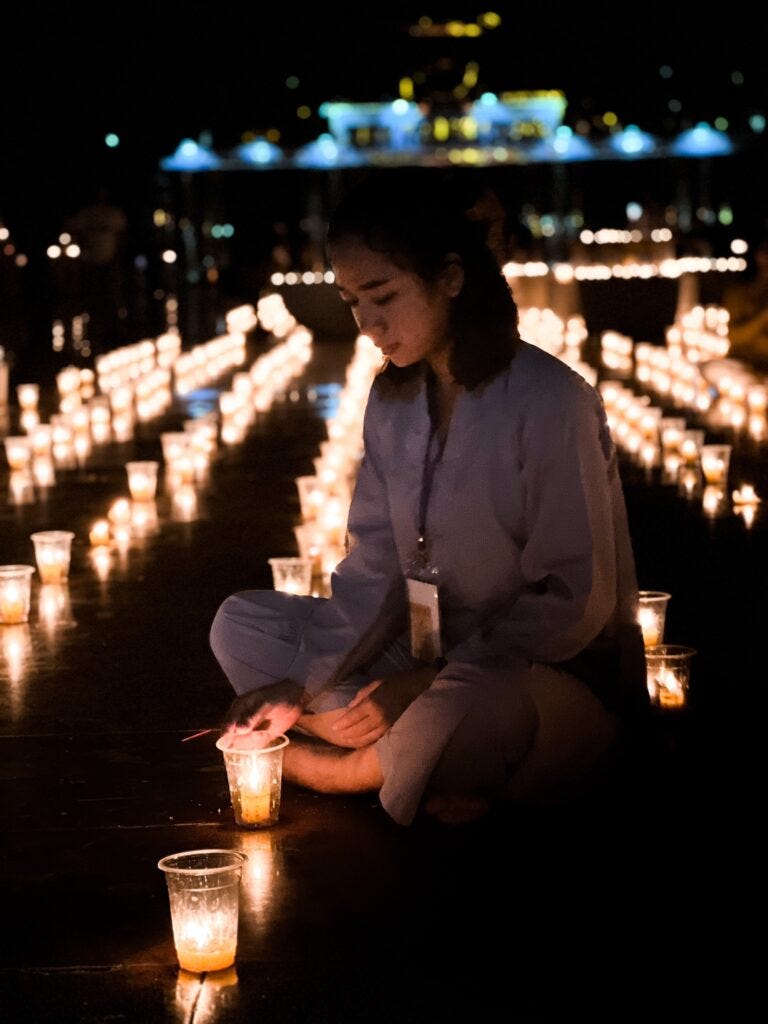 sống ở chùa nganlam