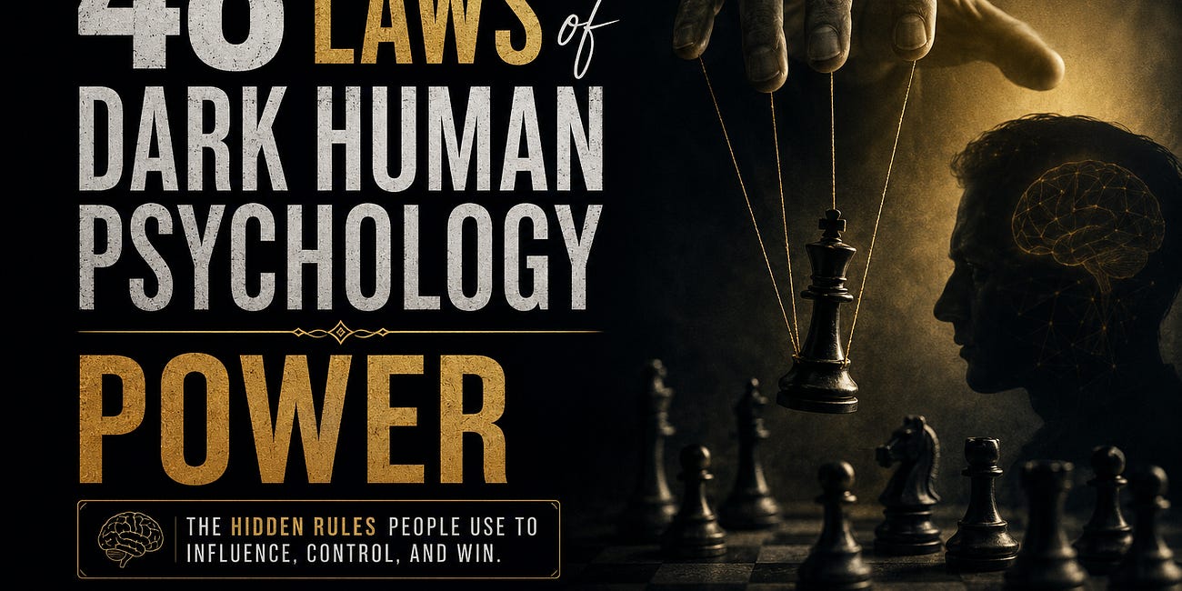48 Laws of Dark Human Psychology and Power