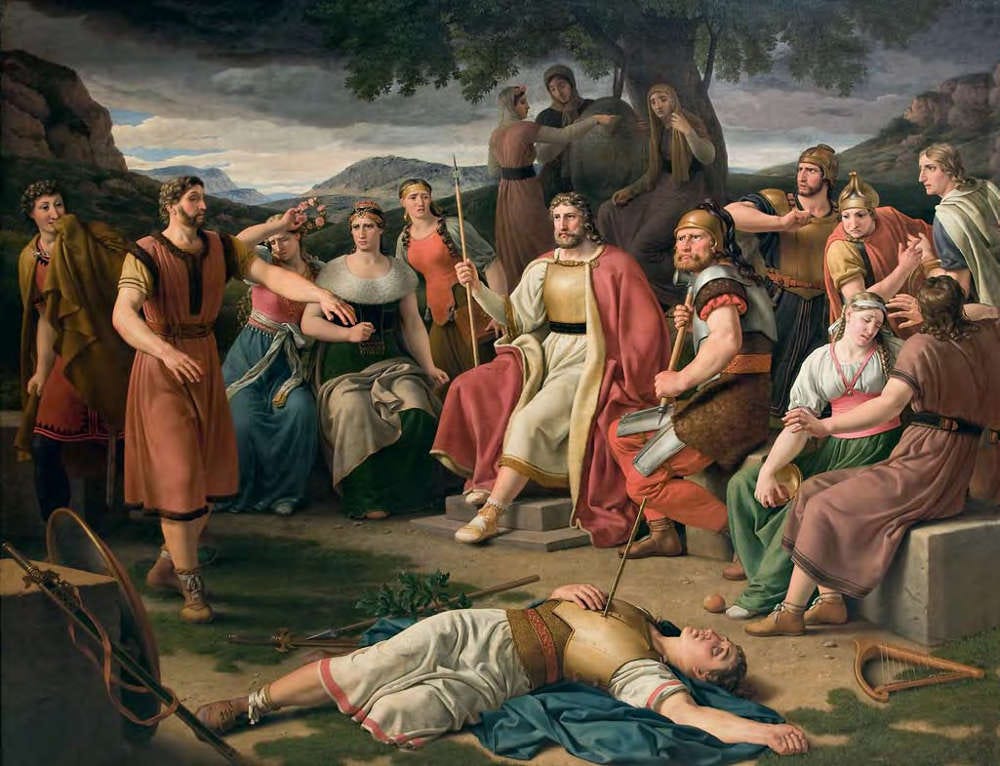 La Mort de Balder, Christoffer Wilhelm Eckersberg 