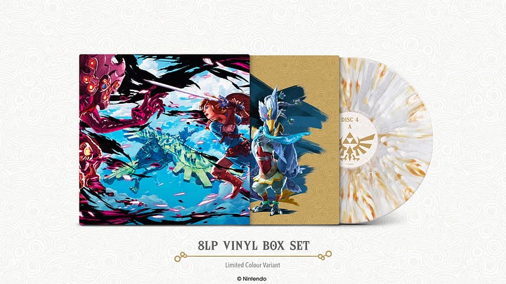The Legend of Zelda: Breath of the Wild vinyl soundtrack collection