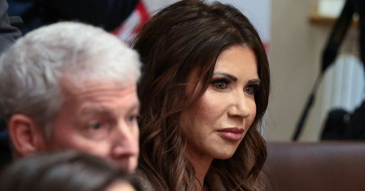 Trump hears updates from his Cabinet...but skips right over embattled Noem  | The Independent