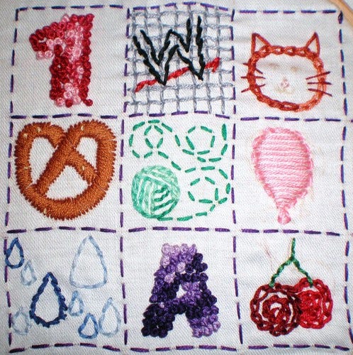 Grid Embroidery Grid Embroidery