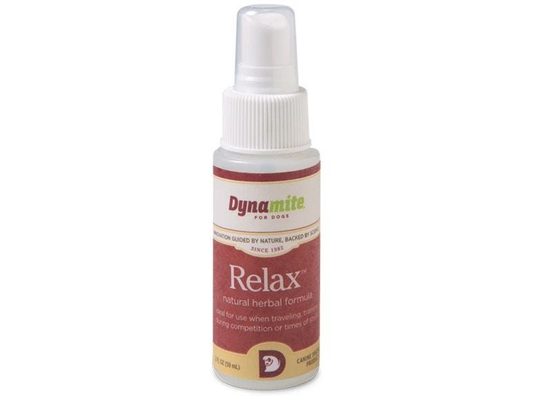 Dynamite Specialty Relax, Flower Essence for dogs, Dynapro, great for fear of thunderstorms in dogs