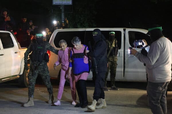 Hamas Releases 12 More Hostages as Nations’ Spy Chiefs Go to Qatar for ...