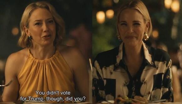 White Lotus' Scene Goes Viral For Hilariously Accurate Portrayal Of Coastal  Elites Learning Their Friend Voted For Donald Trump - NewsBreak