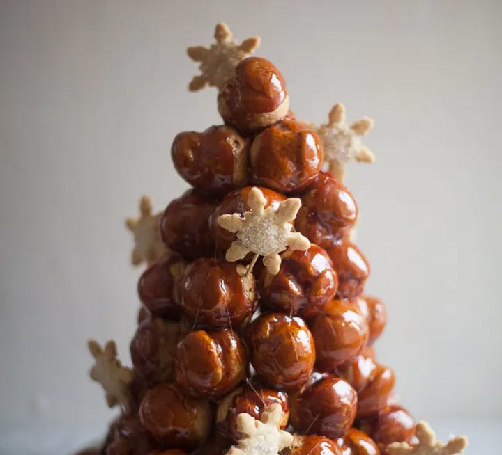 New Year's Eve + Chanukah Croquembouche! - by Zoë François