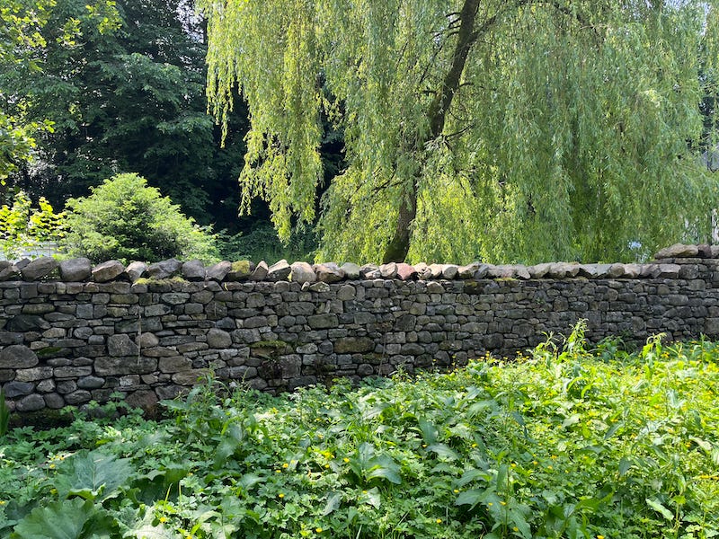 2025-6-20 Stacked stone wall in Kirkby Lonsdale, photo by author