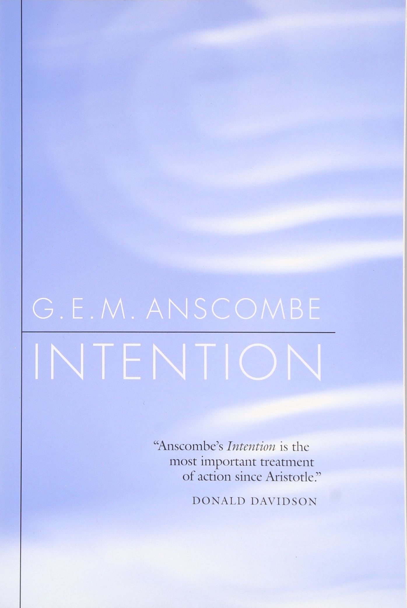 Intention : Anscombe, Gertrude E. M.: Amazon.de: Bücher Intention : Anscombe, Gertrude E. M.: Amazon.de: Bücher