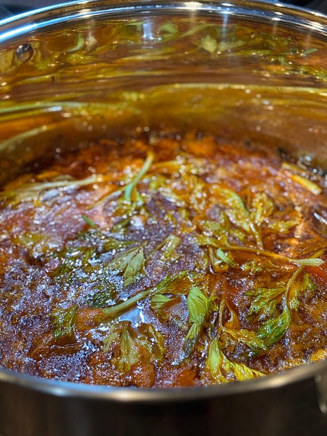 A photographic journey of the making of Kwanzaa Gumbo, from the beginning to the final bowl.