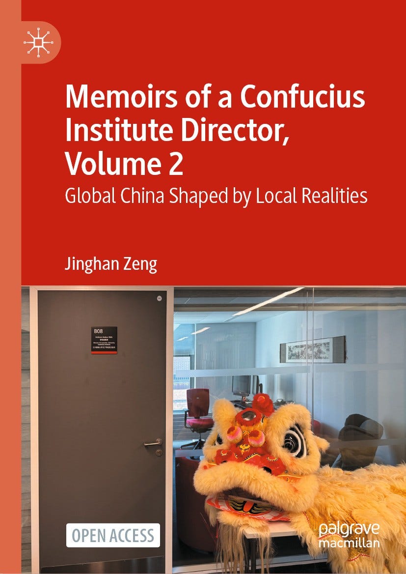 Lightbox view of the cover for Memoirs of a Confucius Institute Director, Volume 2