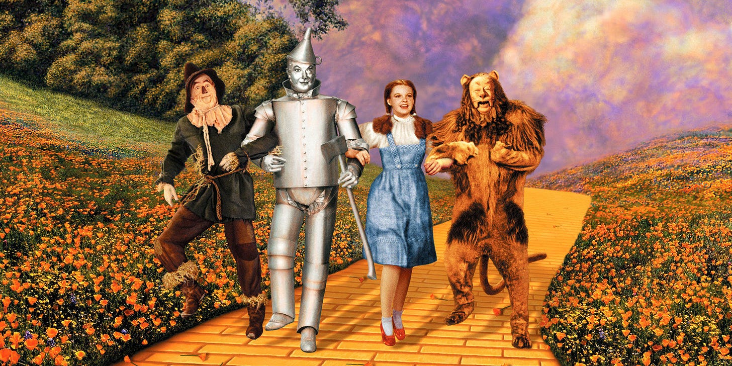 Poster from original 'The Wizard of Oz' film Poster from original 'The Wizard of Oz' film