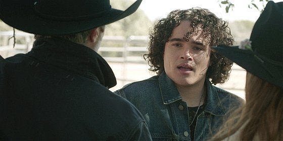 Colton looking at Jared Padalecki like he loves him on Walker. Colton looking at Jared Padalecki like he loves him on Walker.