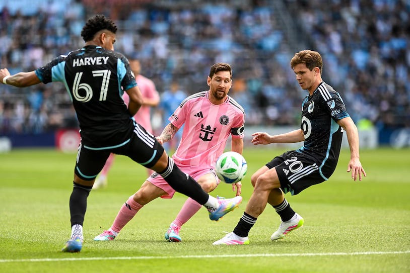 Lionel Messi takes on Minnesota United Lionel Messi takes on Minnesota United