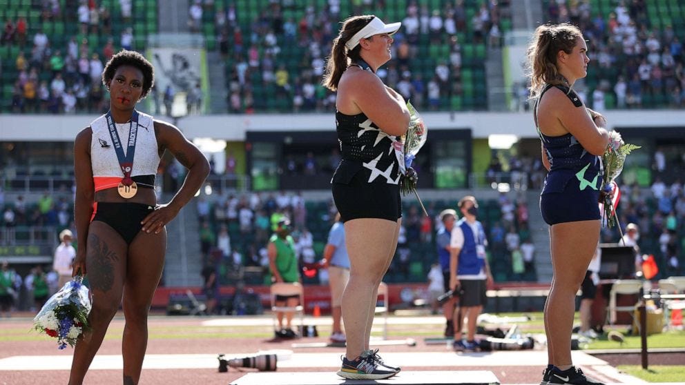 Biden White House defends Olympian Gwen Berry&#39;s right to &#39;peacefully  protest&#39; amid GOP attacks - ABC News