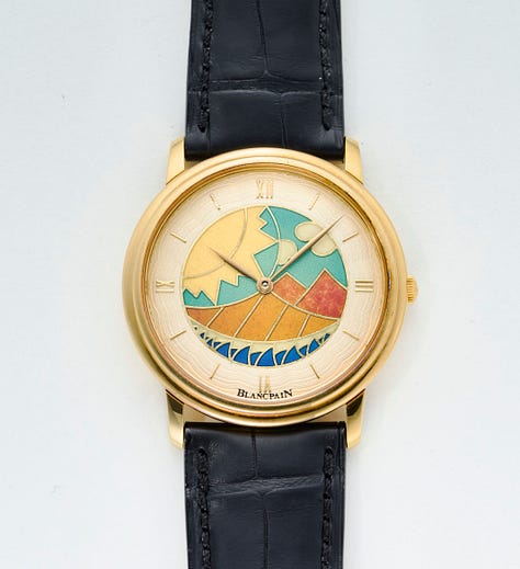 1990s Blancpain Villeret exhibit neovintage 
