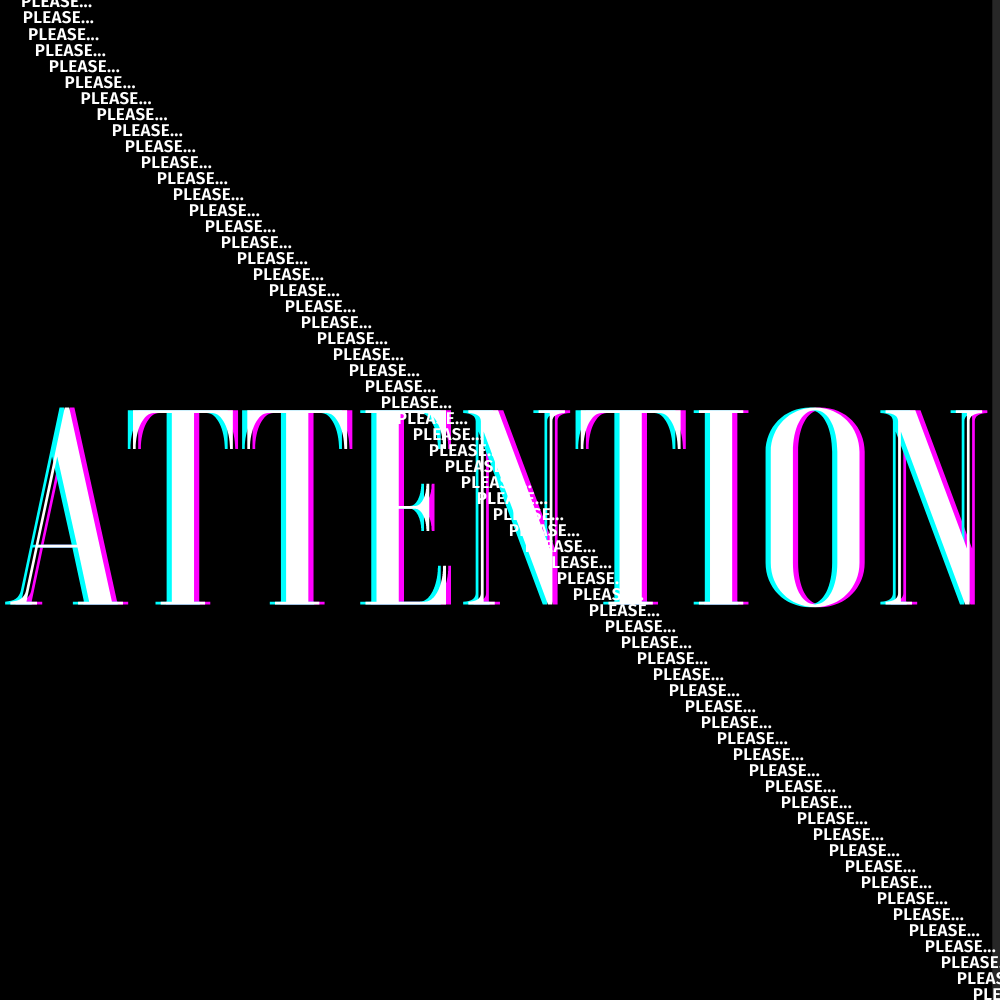 May I have your attention please?