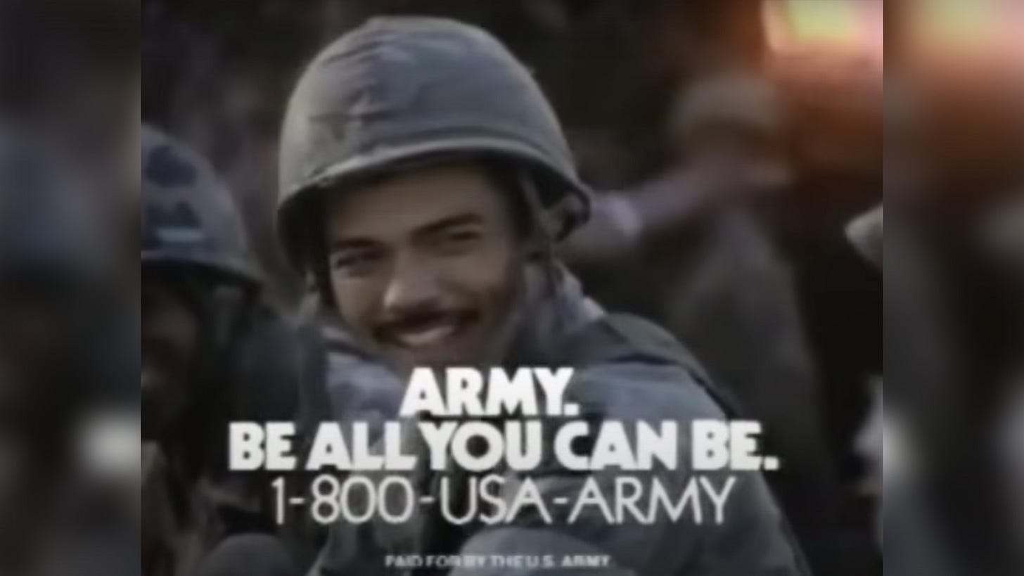 The Army is bringing the 'Be All You Can Be' slogan back