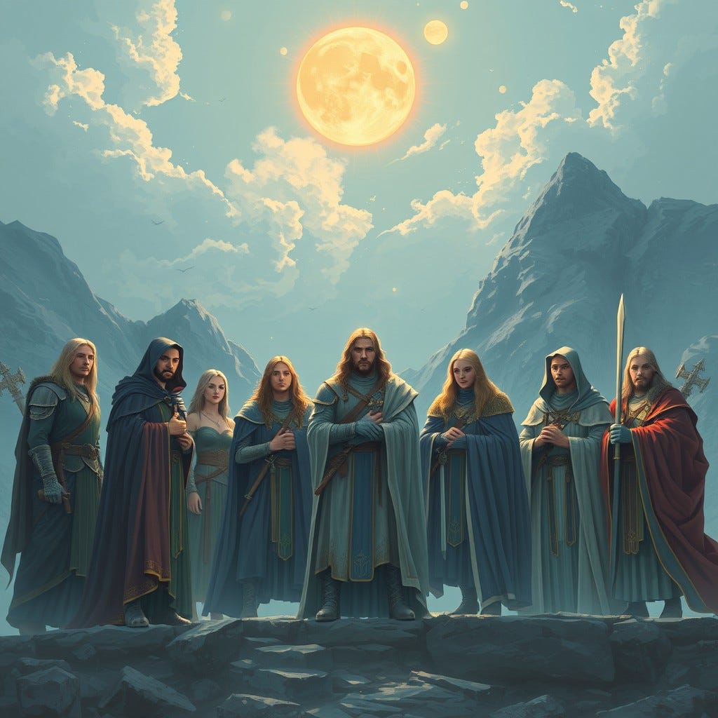 All fourteen of the Valar All fourteen of the Valar