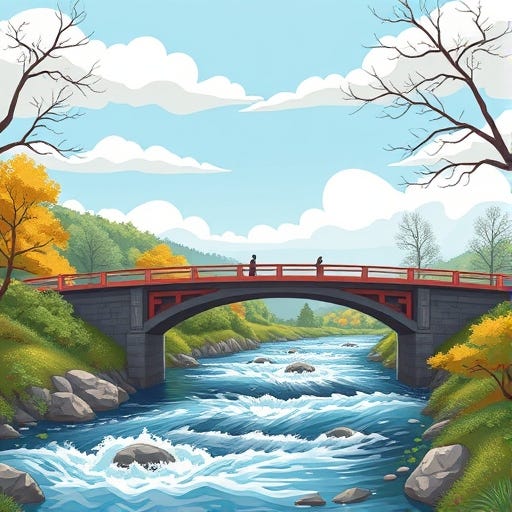 A Bridge Adjusting To The Water